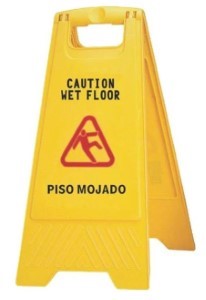 Caution/Wet Floor Sign (2 Sided)