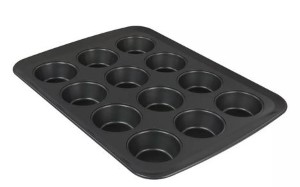 BAKERS FRIEND MUFFIN PAN GRY 12