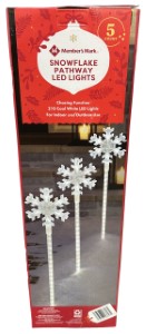 MM SNOWFLAKES LED LIGHTS