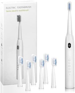 ELECTRONIC TOOTHBRUSH W/6 HEADS