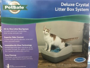 DELUXE CRYSTAL LITTER BOX