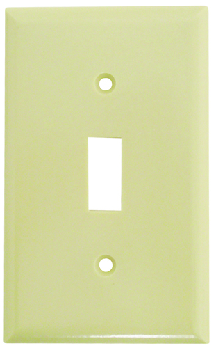 Eaton Wiring Devices 2134V-BOX Standard-Size Wallplate, 1-Gang, Thermoset,