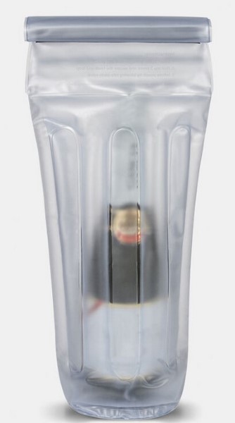 Travelon Inflatable Bottle Pouch with Leak Proof Seal