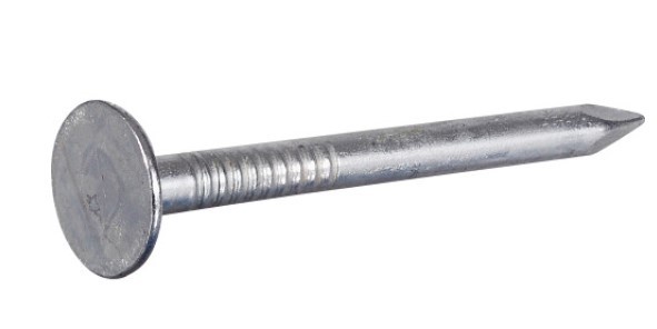 Fas-n-Tite Electro-Galvanized Roofing Nails, 2-1/2"