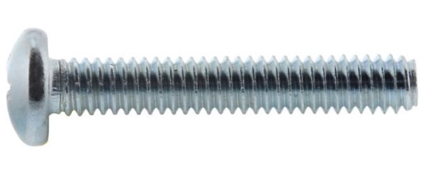 Zinc 914762 Pan Head Phillips Metric Machine Screws (M6-1.00 x 30mm)