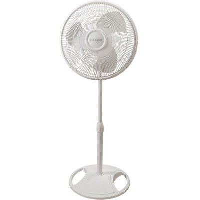 LASKO Oscil Stand Fan  White 16"