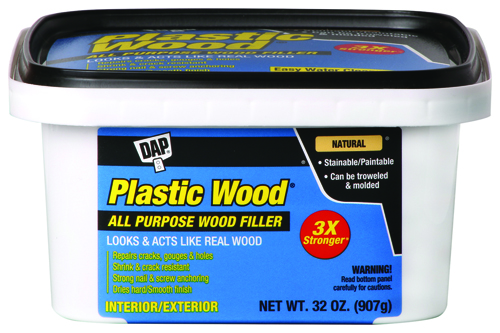 DAP Plastic Wood 00525 Latex-Based Wood Filler, 32 oz