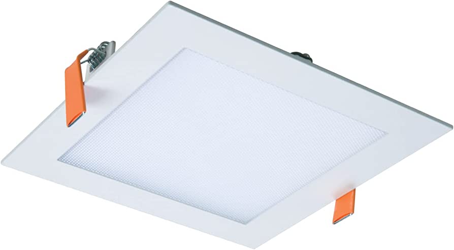 RECESSED LED SQU DOWNLITE WHT 4"