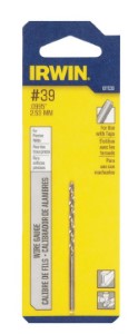 IRWIN 1-3/8 In. L High Speed Steel Wire Gauge Bit 1 Pc.