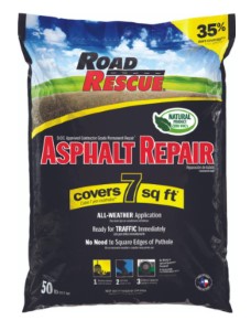 Road Rescue AP-50 Pre-Mixed Asphalt Patch, Black, 50 lb Bag