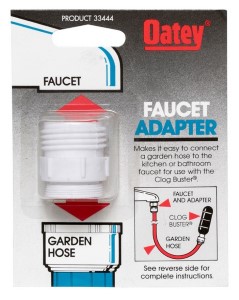 Oatey 33444 3/4 in Faucet Garden Hose Adapter