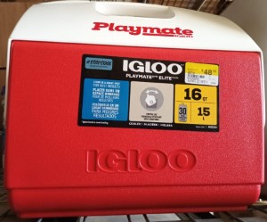 IGLOO 00043362 Cooler, 16 qt Cooler, HDPE, Diablo Red/White