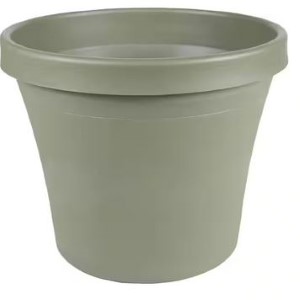 TERRA LIVING GREEN PLANTER 8"