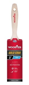 Wooster 5232-2 Paint Brush 2" x 2-11/16" Polyester Bristle, Flat Sash Handle