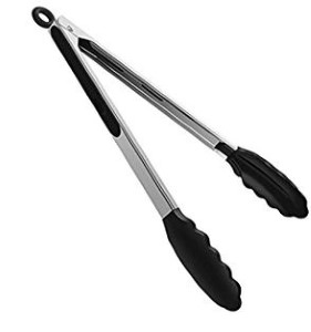 SERVING TONGS SILICONE TIPPED