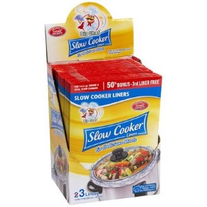 SLOW COOKER LINERS 3CT