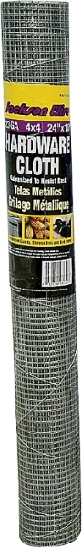 Jackson Wire 11 05 15 13 Hardware Cloth, 1/4 x 1/4 in Mesh, 10 ft L, 24 in
