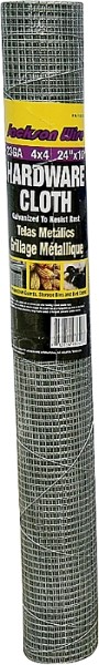 Jackson Wire 11 05 15 13 Hardware Cloth, 1/4 x 1/4 in Mesh, 10 ft L, 24 in