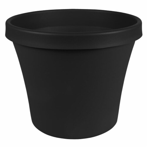 TERRA BLACK PLANTER 6"