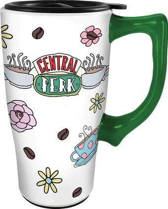 TRAVEL MUG-CERAMIC CENT PERK 18Z