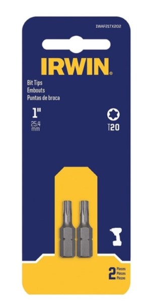 BIT INSERT T20 TORX 1"