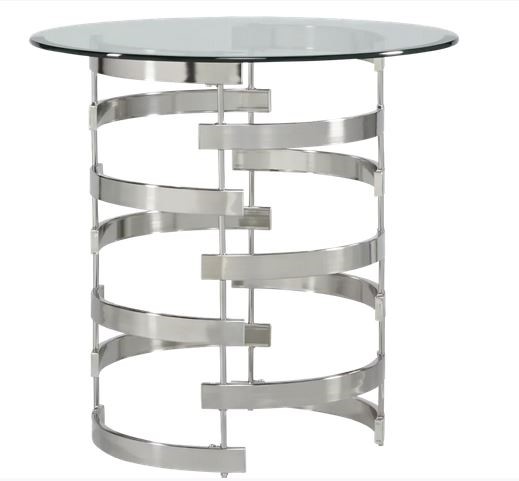 BAYLOR RND END TABLE GRAY 26"