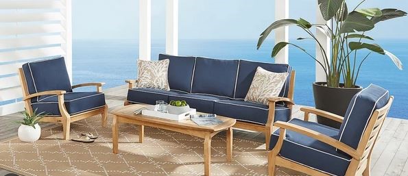 PLEASANT BAY CHAIR-CUSHION INDIG