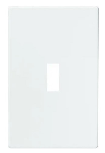 Eaton PJS1W 1 Gang Screwless Wall Plate | Mid-Size | White