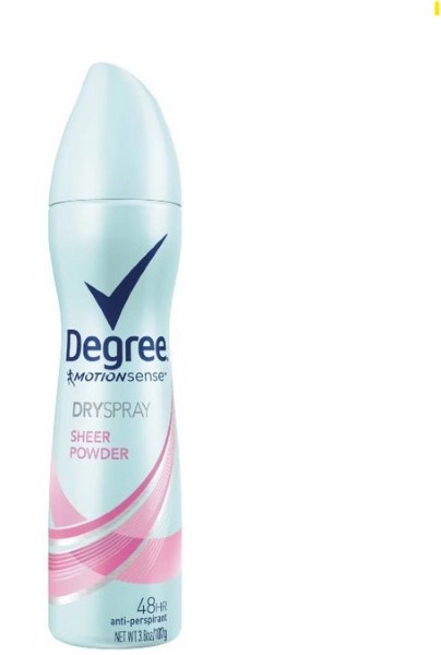 Degree MotionSense Dry Antiperspirant Spray| Sheer Powder | 3.8 oz
