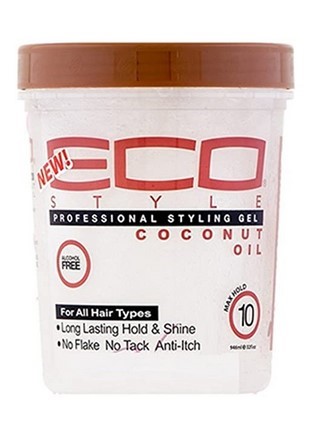 Eco Style Professional Styling Gel | Coconut Oil | 32oz