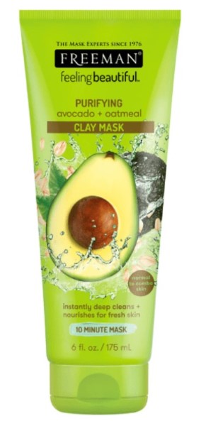 Freeman Purifying Avocado Oatmeal Facial Clay Mask, 6oz