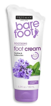 FREEMAN Bare Foot Lavender + Mint Foot Cream, 5.3 oz