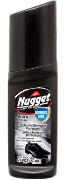 NUGGET SHOE POLISH LIQUID | BLACK | 2 OZ