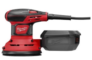Milwaukee 5" Random Corded Orbit Palm Sander, Red / 1 KT