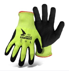 Boss 7007NL Cut Resistant Palm Dip Gloves | Green/Black | Large