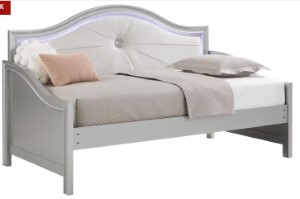 KIDS EVANGELINE SILV TWIN DAYBED