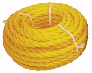 TWISTED ROPE 3/8"X50FT YELLOW