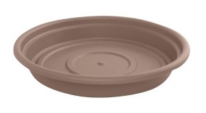 Bloem Terra Plant Saucer Tray, Chocolate 6 In