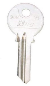 ILCO Y1-PC Yale Blank Key, Assorted Colors