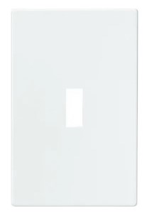 Eaton PJS1W 1 Gang Screwless Wall Plate | Mid-Size | White