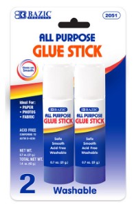 Bazic Glue Stick Premium Large 0.7oz | 2 ct