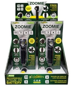 Go Green Power GG-ZOOMIE USB RECHARGEABLE FLASHLIGHT WITH 3 MODES