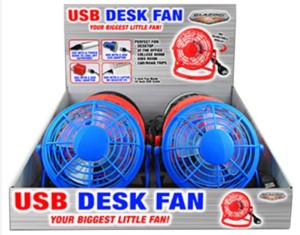 USB Desk Fan | 360 Degree Adjustable Angle With 4" Fan Blade