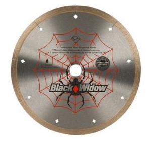 Black Widow 7 In. Segmented Rim Wet Cut Diamond Blade