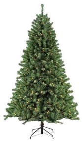 Santa's Forest 07765 Pre-Lit Northern Fir Artificial Christmas Tree | 6.5 ft