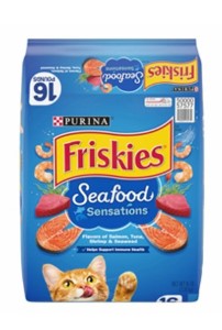 Purina Friskies Seafood Sensations Adult Complete & Balanced Dry Cat Food