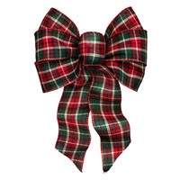 Holiday Trims 6126 Deluxe Bow Cheer | Plaid