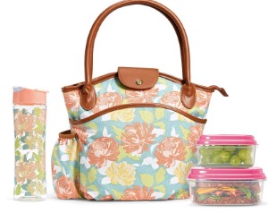 Fit & Fresh Insulated Lunch Bag Kit | Sumter Aqua Garden Peony