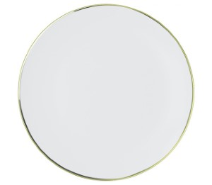 Luxe Round Party Plates | White | 10.25 inch | 10 pack