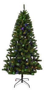 Santa's Forest 10973 Pre-Lit Douglas Fir Artificial Christmas Tree | 7 ft